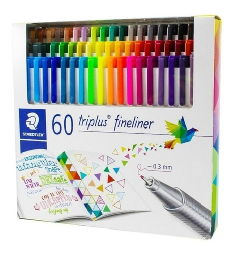 Rotuladores Staedtler Triplus® Fineliner 60 Colores 