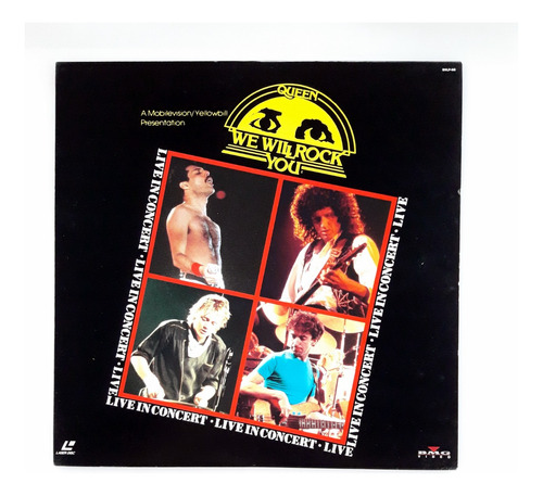 Laserdisc   Oka Queen  We Will Rock You  Ed Japon   (Reacondicionado)