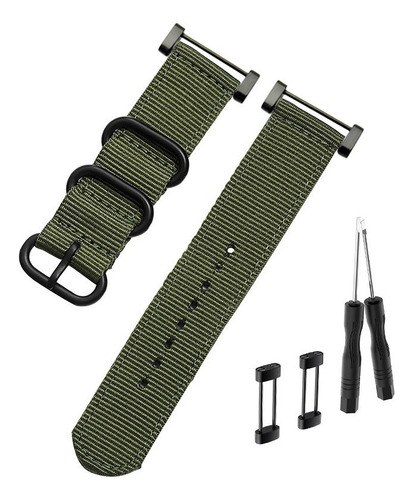 Pulseira Em Nylon Para Suunto Core 24mm 5 Núcleos C/ferr