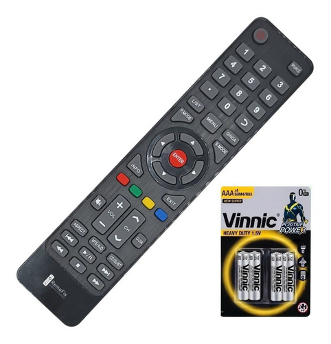 Contro Remoto Remofix Smart Tv + Pilas Compatible Con Rca M2