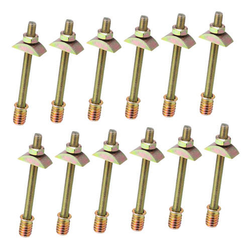 12pcs Móveis Conectores Parafusos De Fixação De M8x100mm