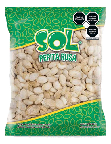 Pepita Rusa Sol 800g