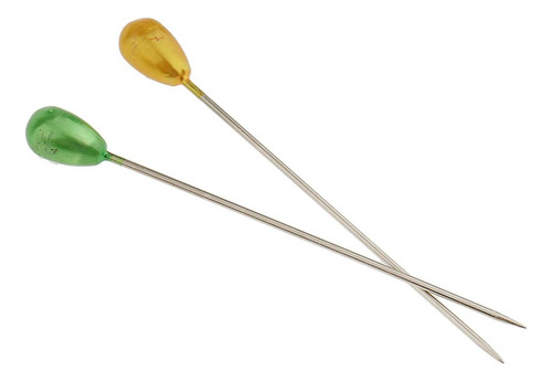 2x 30pcs Dressmake Coser Pines Plástico Cabeza