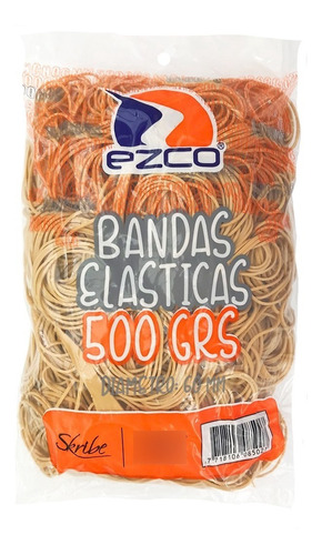 Bandas Elasticas Ezco Diametro 60mm Bolsa 500gr X10 Unidades