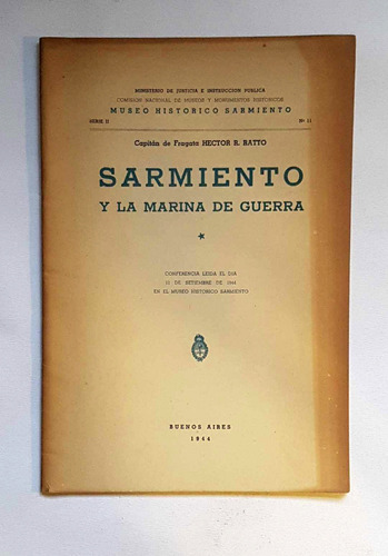 Sarmiento Y La Marina De Guerra