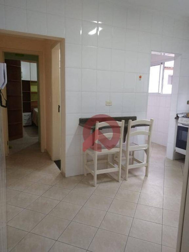 Apartamento Com 1 Dormitório À Venda, 55 M² Por R$ 220.000,00 - Tupi - Praia Grande/sp - Ap3310