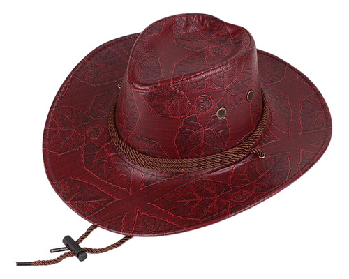 Sombrero De Vaquero Occidental, Sombreros De Cuero Pu