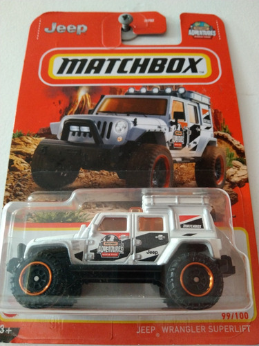 Camioneta Colección Matchbox Jeep Wrangler Superlift Mattel 