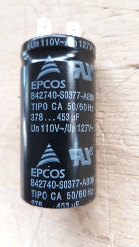 Micro Mini Capacitor 378-453uf X110 Volts Epcos 110/220v