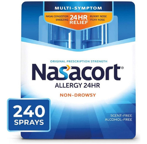 Nasacort 24hr Allergy Nasal Spray Para Adultos