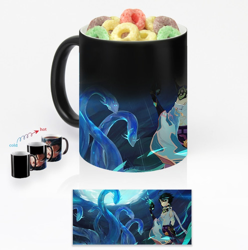 Taza Magica Xiao Genshin Impact Art Personalizada