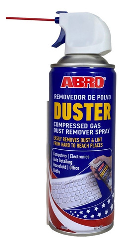 Removedor De Pelusa Y Polvo A Gas Comrimido X 400 Ml Abro