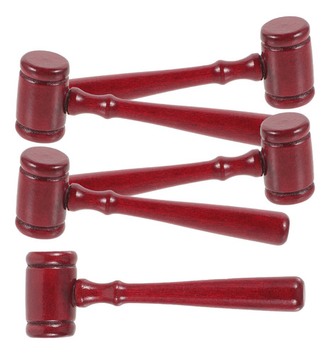 Juguetes Judge Gavels Para Niños, Martillo Simple De Madera,