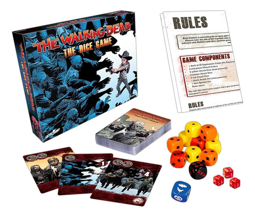 Mantic Games: The Walking Dead - El Juego De Dados Negro