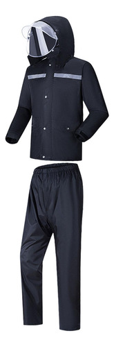 Traje De Lluvia Con Puños Ajustables, Impermeable Con