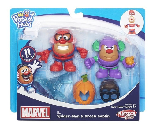 Pla Mph Mini Papas Marvel Pack X2 Hasbro Señor Cara De Papa 