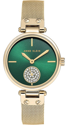 Anne Klein Reloj De Vestir De Acero Inoxidable Y Metal De Cu
