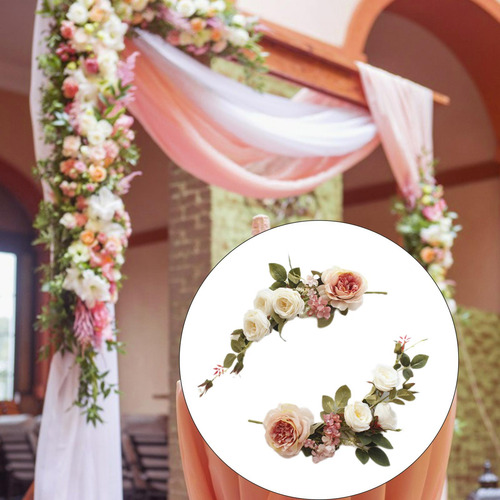 Flor Decorativa Swag Garland Swag Decorativo Floral 40cm