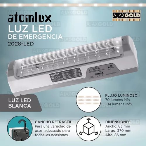 Bp Soluciones Eléctricas - Luz de emergencia de 30 LEDs 24 a 18hs de  autonomía - Iluminación - Artefactos