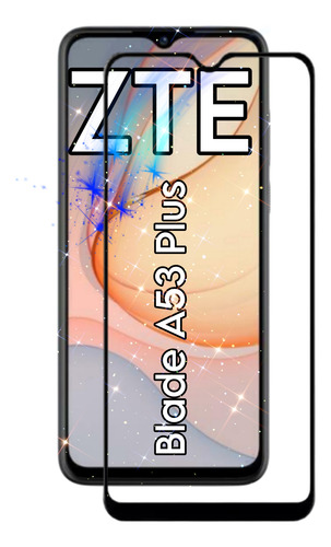 Vidrio Templado Compatible Con Zte Blade A53 Plus Bord Negro