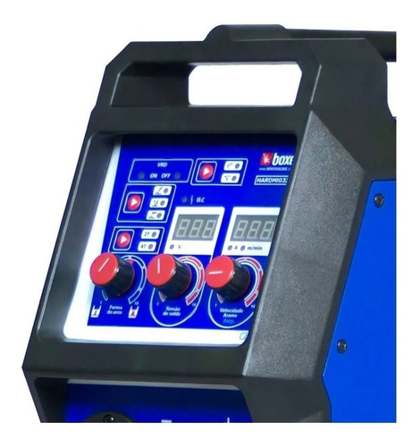 Máquina De Solda Mig/mag 300a Hard Mig 325 Flex 220v -boxer Cor Azul 380