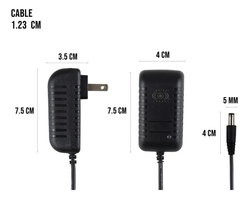Eliminador De 9v A 2amp Con Punta De 5mm Universal Multiusos