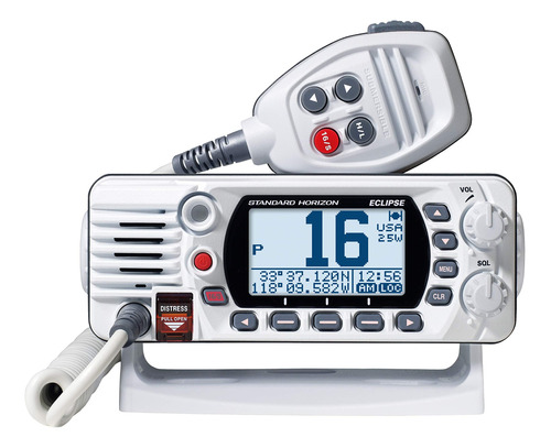 Eclipse Serie Vhf Radio Blanco Pequeño