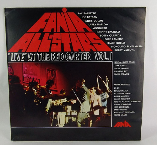 Lp Fania All Stars Live At The Red Garter Vol. 1 Excelente C