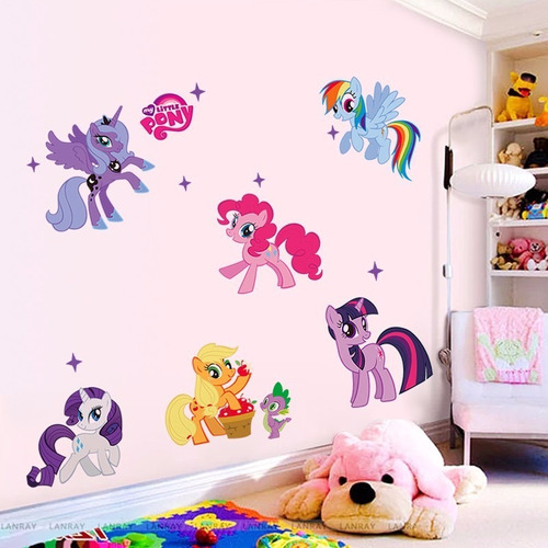 Adesivo De Parede Infantil My Little Pony. Pronta Entrega