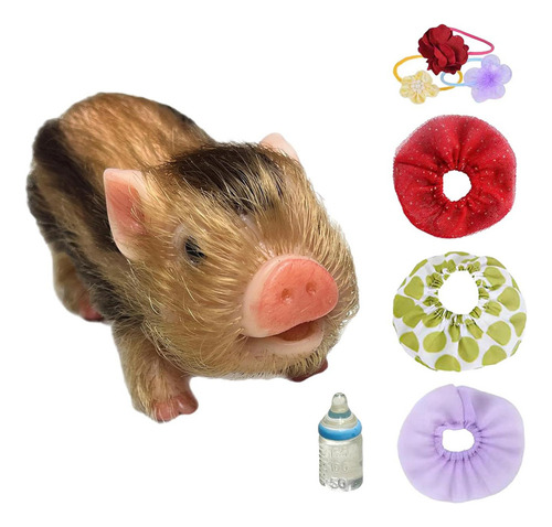 Juguete De Cerdo Reborn En Miniatura, Lindo Muñeco Estilo C