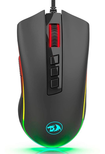 Imagen 1 de 5 de Mouse Gamer Redragon  Cobra M711-fps Negro