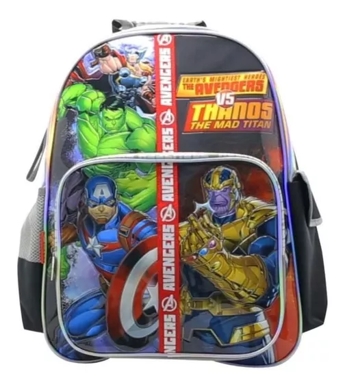 Mochila Espalda Avengers 18 Pulgada Spiderman Original Sp859