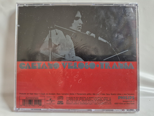 Caetano Veloso . Transa . Cd Lacrado