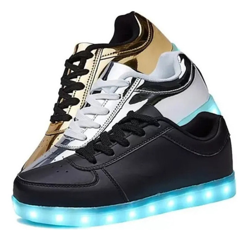 - Nuevos Zapatos Deportivos Luminosos Led Con Carga Usb