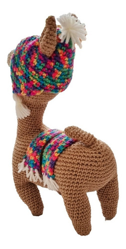 Llama Amigurumi Tejido Guanaco Alpaca Norte Muñeco Montesori