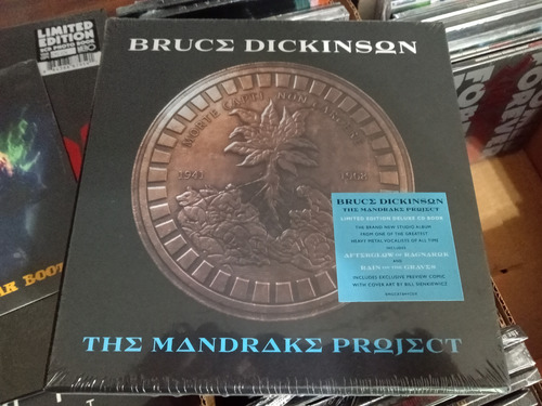 Bruce Dickinson - The Mandrake Project (deluxe) Cd+libro Us