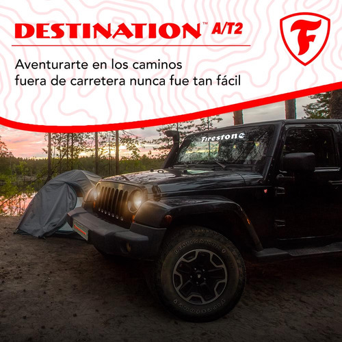 Kit 2 Llantas P245/75r16 109s Destination A/t2 Firestone Índice de carga 109