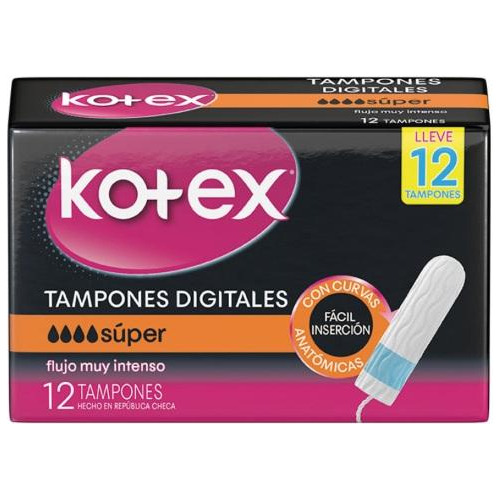 Kotex Tampon Digital Super 12 Unidades