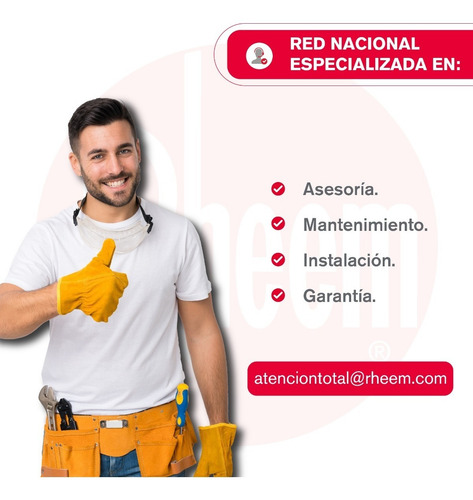 Calentador De Agua 10lt Rheem Gas Natural Tiro Forzado