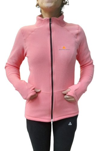 Campera Polar Deportiva Dama Rosa - Capolard Cuo S Int