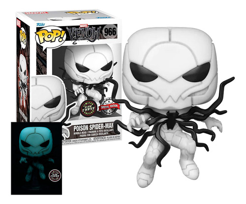 Funko Pop Marvel Venom Poison Spiderman  966 Chase Araña