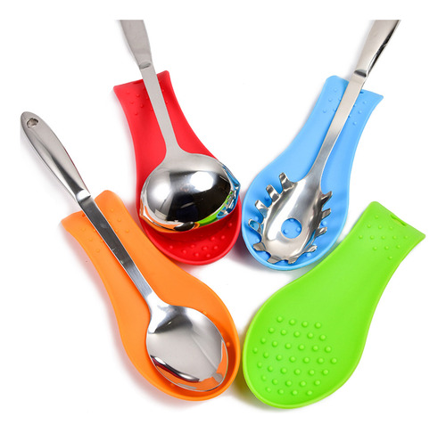 Almohadilla De Silicona Para Utensilios De Cocina Con Soport