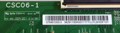 T-con Tcl 34291100as0111 / St6451d03-3 / 34291100as / 65r635 (Usado)