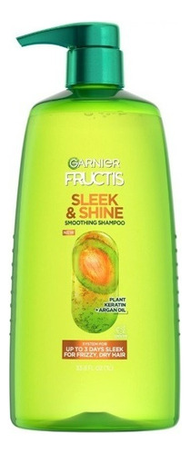 Garnier Fructis Sleek % Shine Shampoo Keratina + Argan  1l 