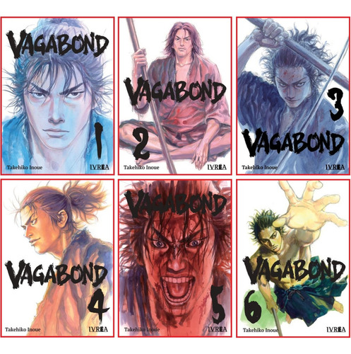 Combo Vagabond 01 Al 06 - Manga - Ivrea