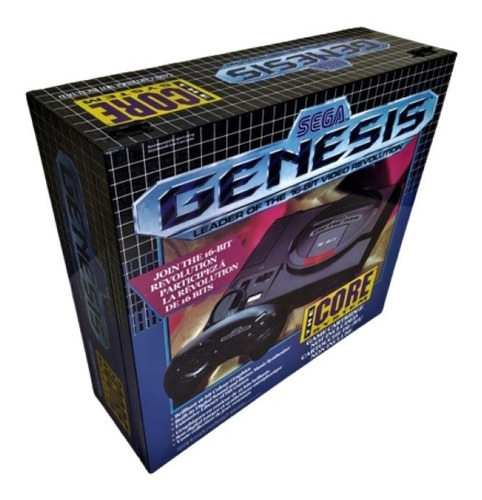 Caixa Vazia Mega Drive Genesis Core System De Madeira Mdf