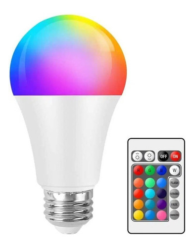 Ampolletas Led Tiktok Luces De Fiesta Luz Rgb  E27 + Control