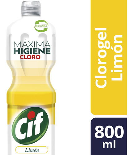 Clorogel Limón Cif 800ml