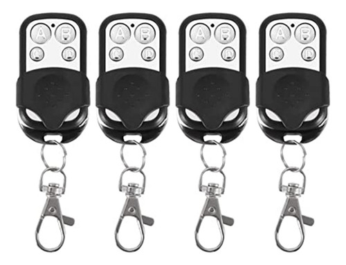 Llaveros De Control Remoto: Antirrobo, 4 Botones, 43 Hz Para