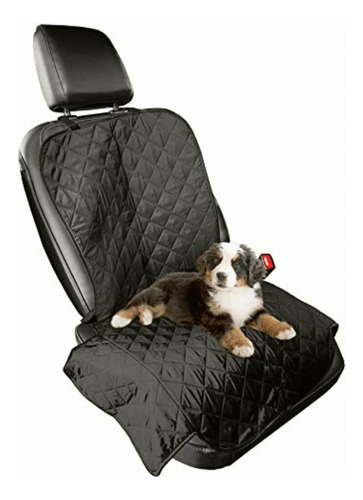 Furhaven Universal Water-resistant Quilted Single Car Seat Color Acolchado, Negro